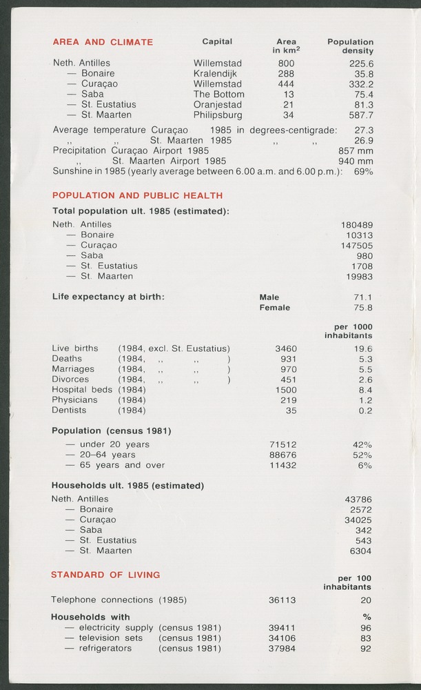 STATISTICAL ORIENTATION 1986 - Page 2