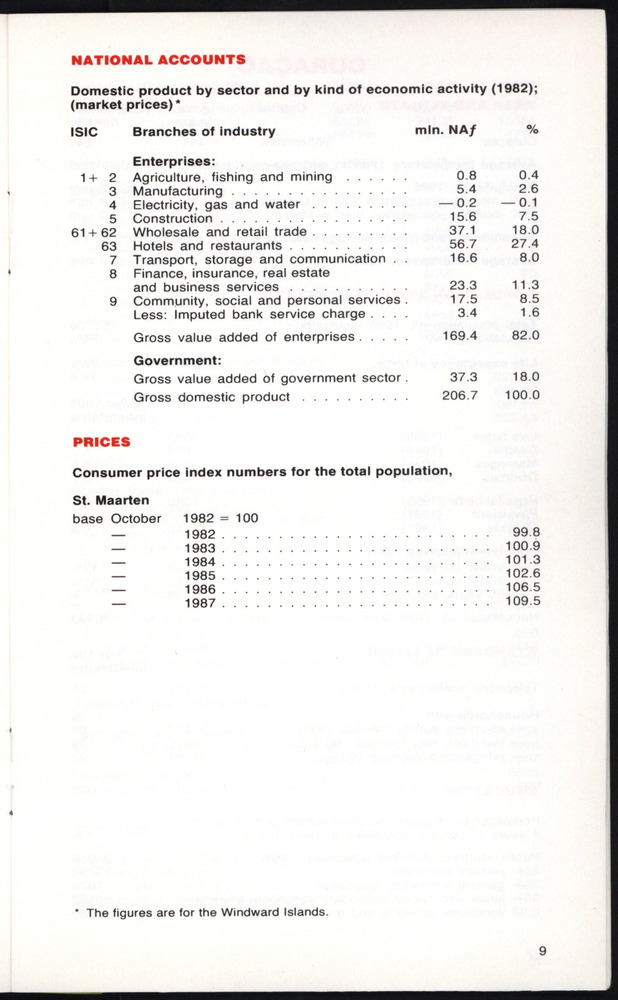 STATISTICAL ORIENTATION 1987 - Page 9
