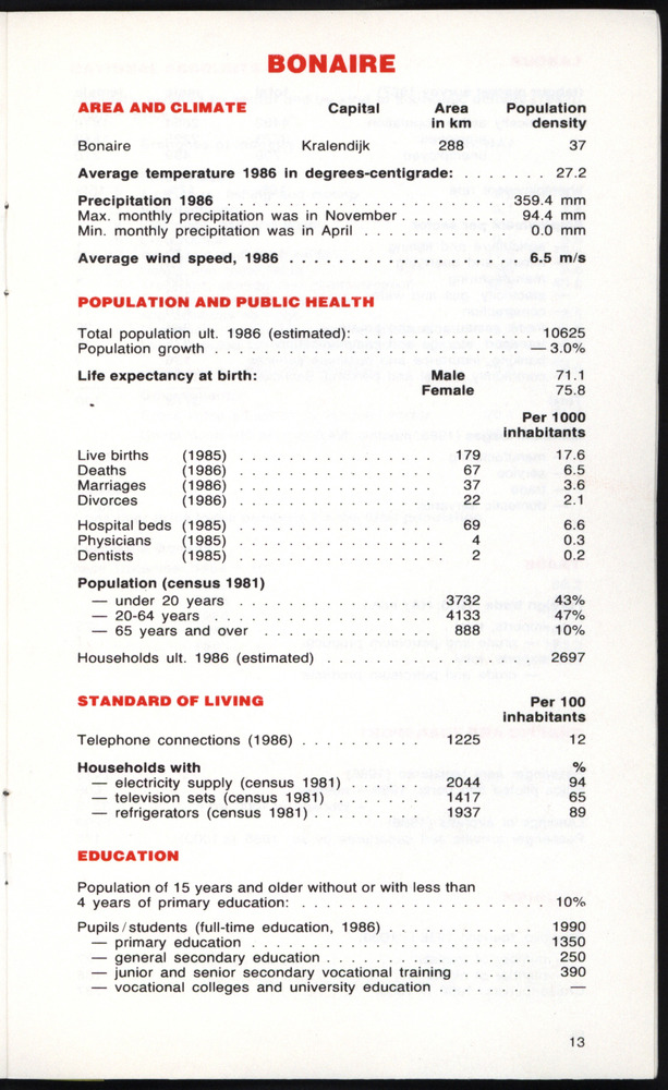STATISTICAL ORIENTATION 1987 - Page 13