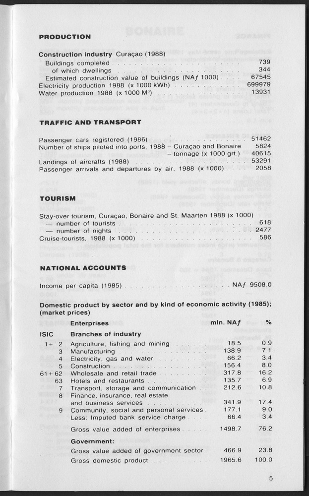 STATISTICAL ORIENTATION 1989 - Page 5