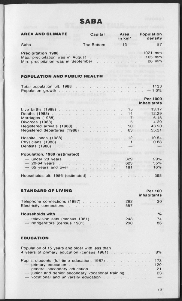 STATISTICAL ORIENTATION 1989 - Page 13