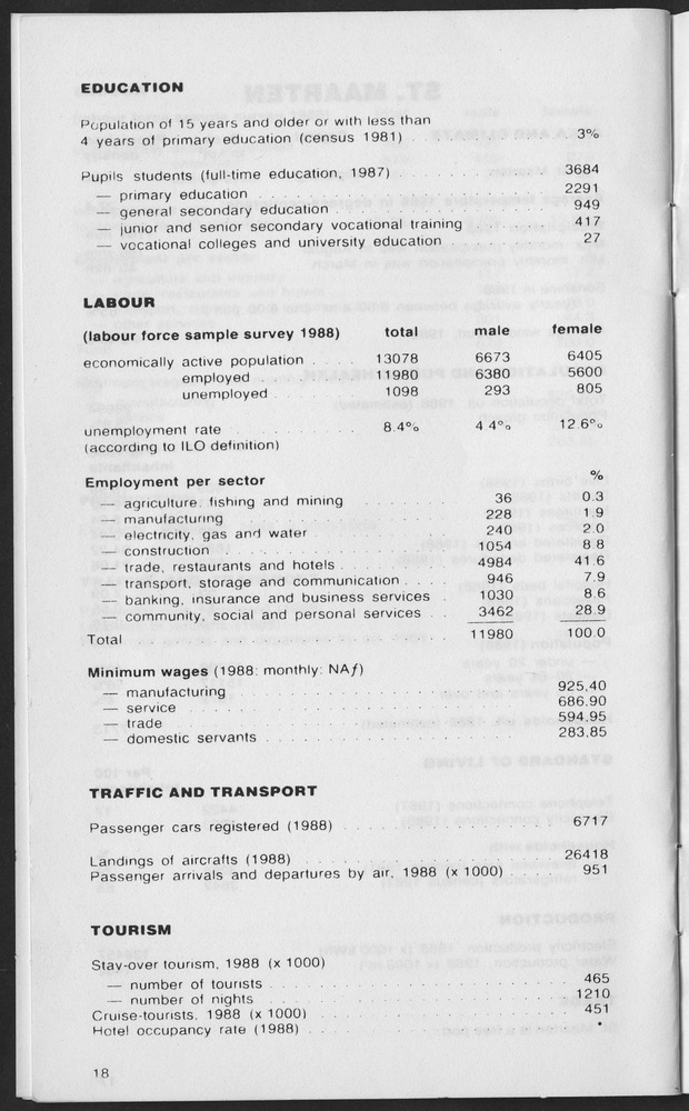 STATISTICAL ORIENTATION 1989 - Page 18