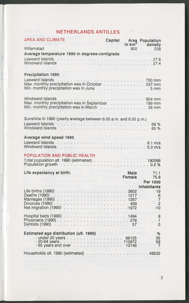 STATISTICAL ORIENTATION 1991 - Page 3