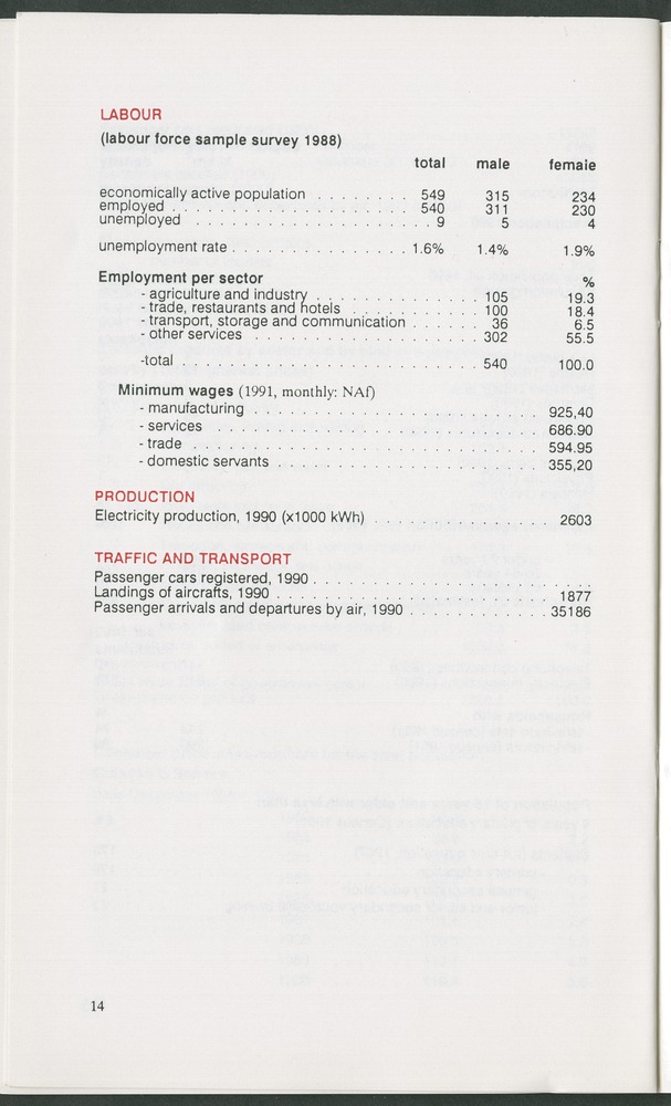 STATISTICAL ORIENTATION 1991 - Page 14