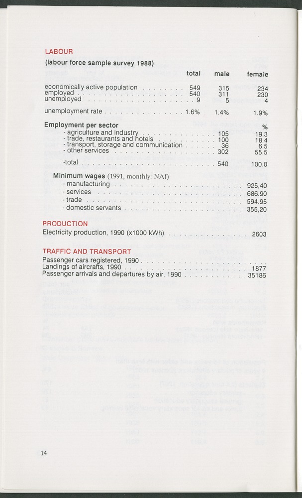 STATISTICAL ORIENTATION 1991 - Page 14