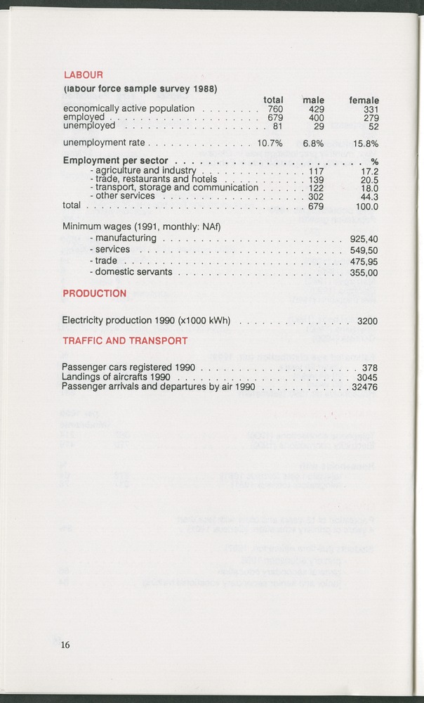 STATISTICAL ORIENTATION 1991 - Page 16