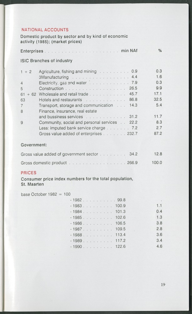 STATISTICAL ORIENTATION 1991 - Page 19