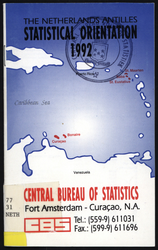 STATISTICAL ORIENTATION 1992 - Front Cover