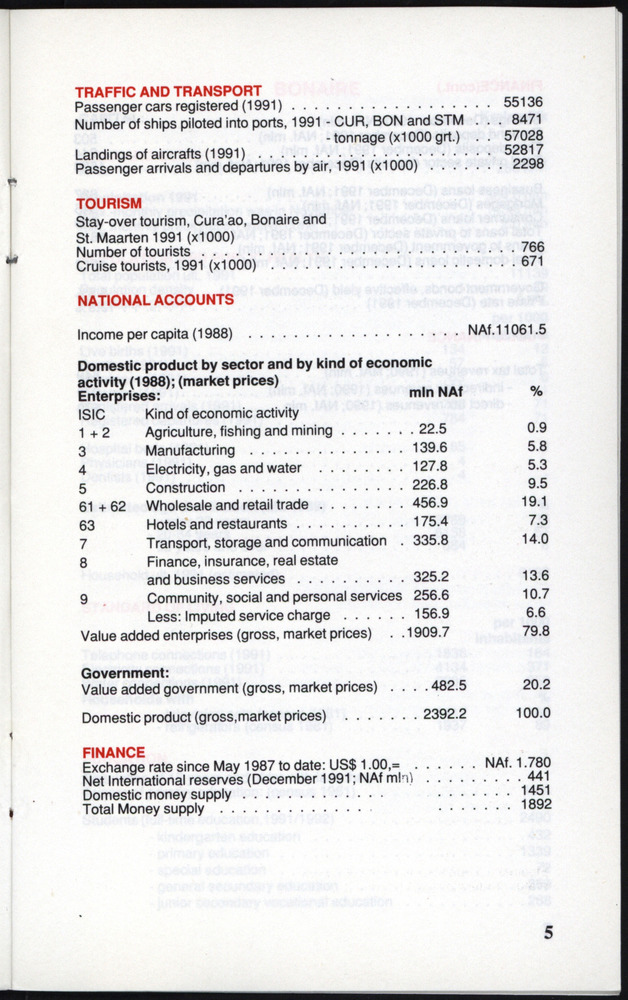 STATISTICAL ORIENTATION 1992 - Page 5