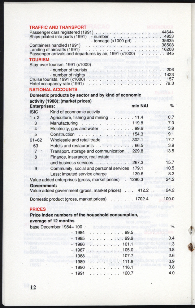 STATISTICAL ORIENTATION 1992 - Page 12