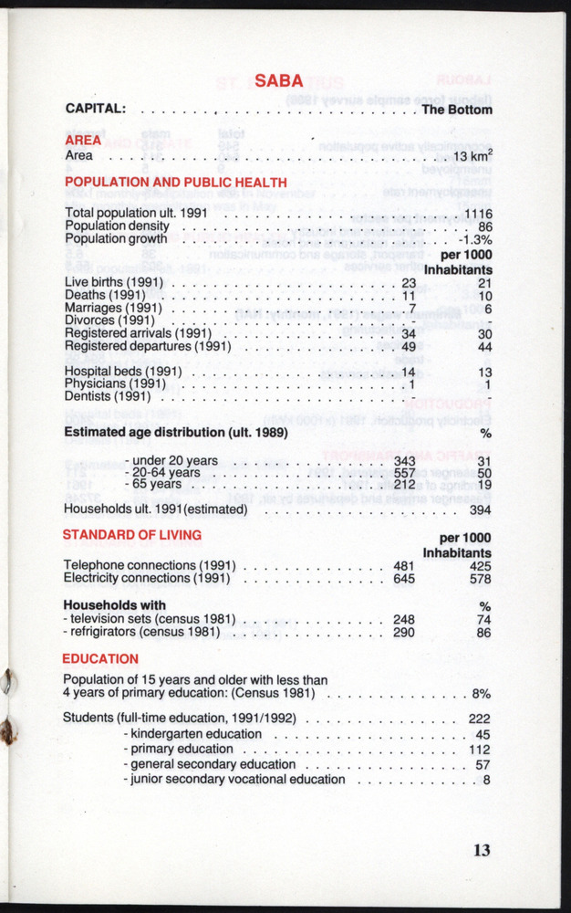 STATISTICAL ORIENTATION 1992 - Page 13