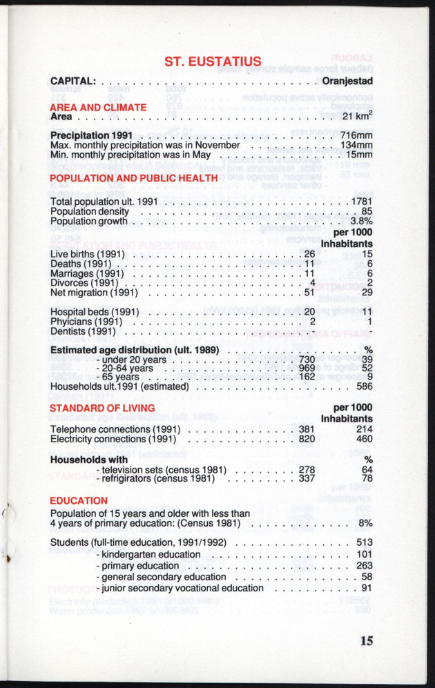 STATISTICAL ORIENTATION 1992 - Page 15