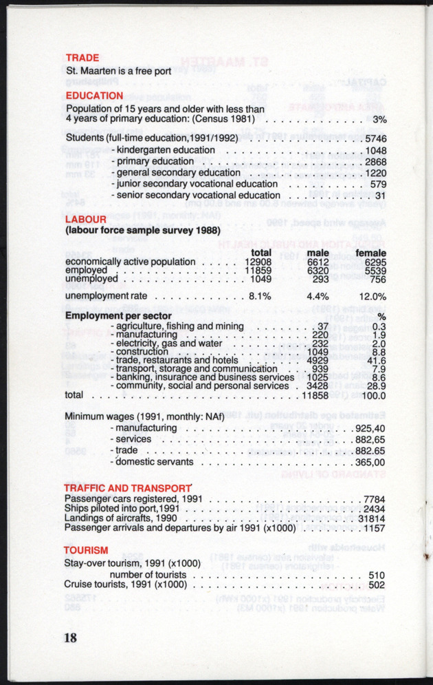 STATISTICAL ORIENTATION 1992 - Page 18