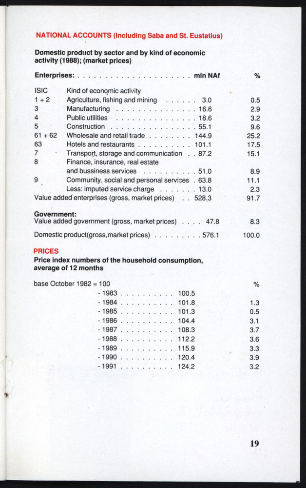 STATISTICAL ORIENTATION 1992 - Page 19