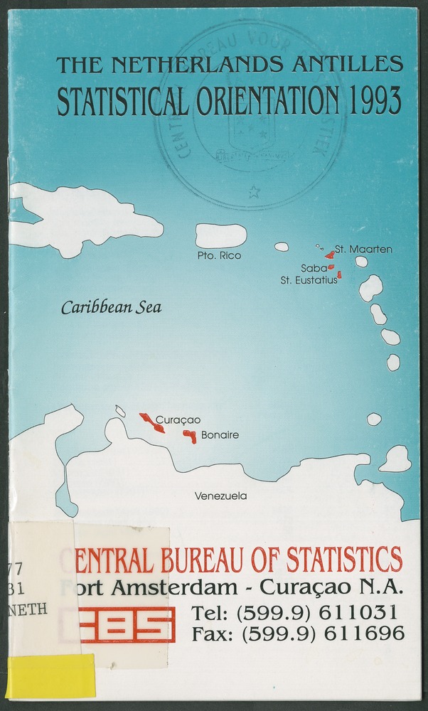 STATISTICAL ORIENTATION 1993 - Front Cover