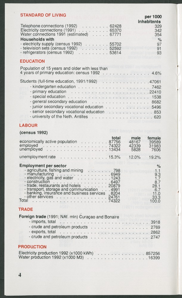 STATISTICAL ORIENTATION 1993 - Page 4