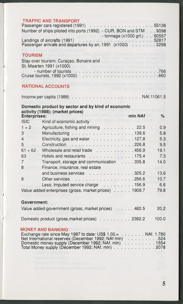 STATISTICAL ORIENTATION 1993 - Page 5