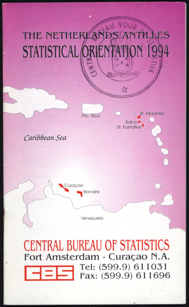 STATISTICAL ORIENTATION 1994 - Front Cover