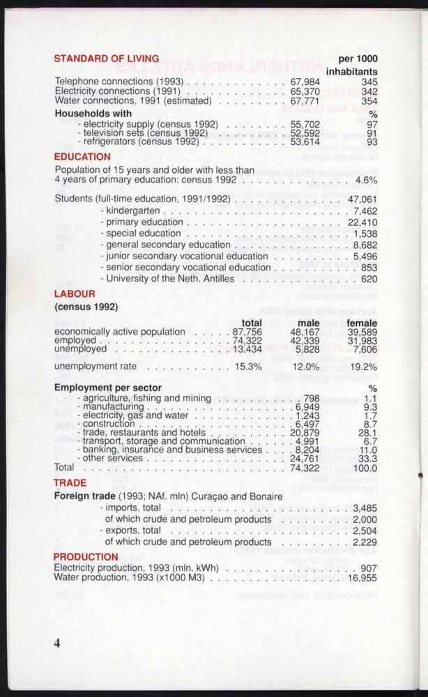 STATISTICAL ORIENTATION 1994 - Page 4