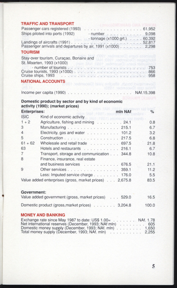 STATISTICAL ORIENTATION 1994 - Page 5