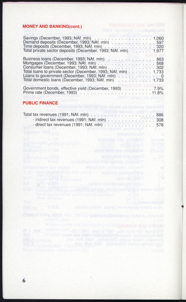 STATISTICAL ORIENTATION 1994 - Page 6