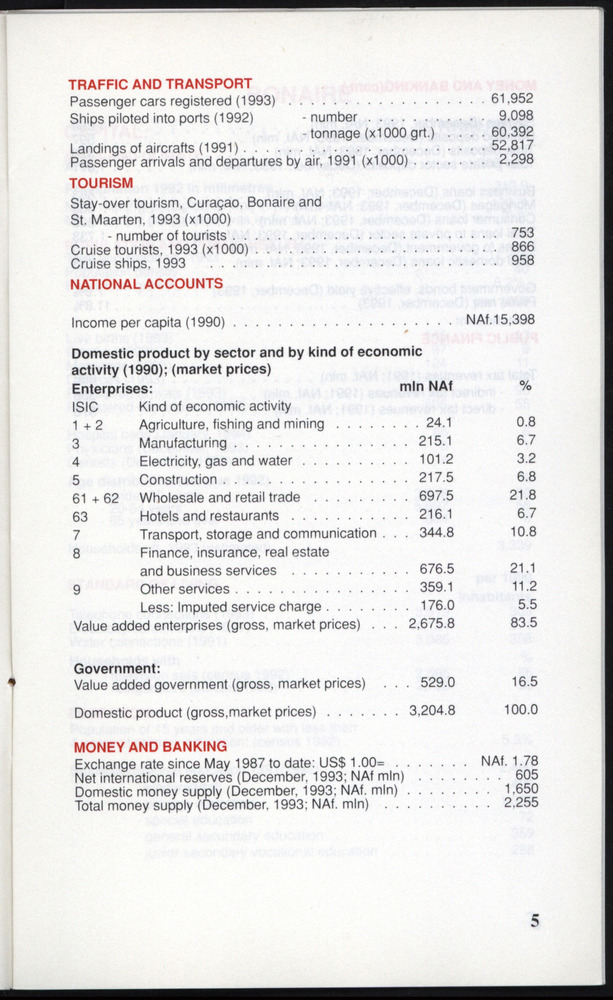 STATISTICAL ORIENTATION 1994 - Page 5