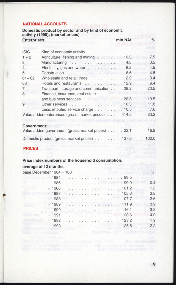 STATISTICAL ORIENTATION 1994 - Page 9