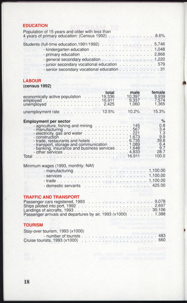 STATISTICAL ORIENTATION 1994 - Page 20