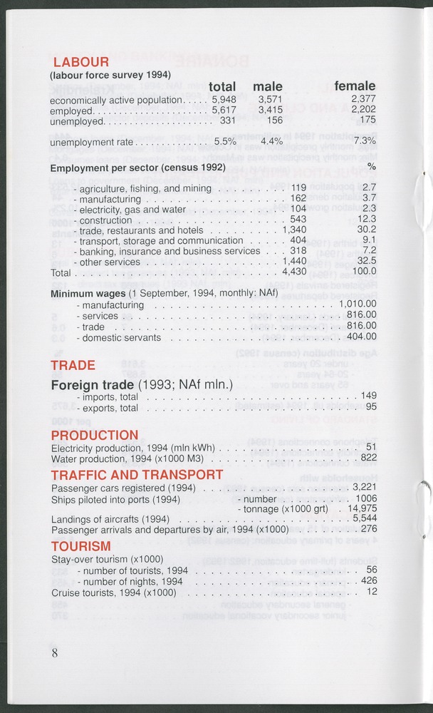 STATISTICAL ORIENTATION 1995 - Page 8