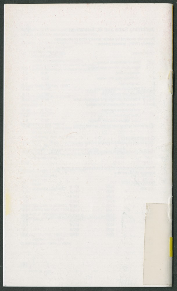 STATISTICAL ORIENTATION 1995 - Back Cover