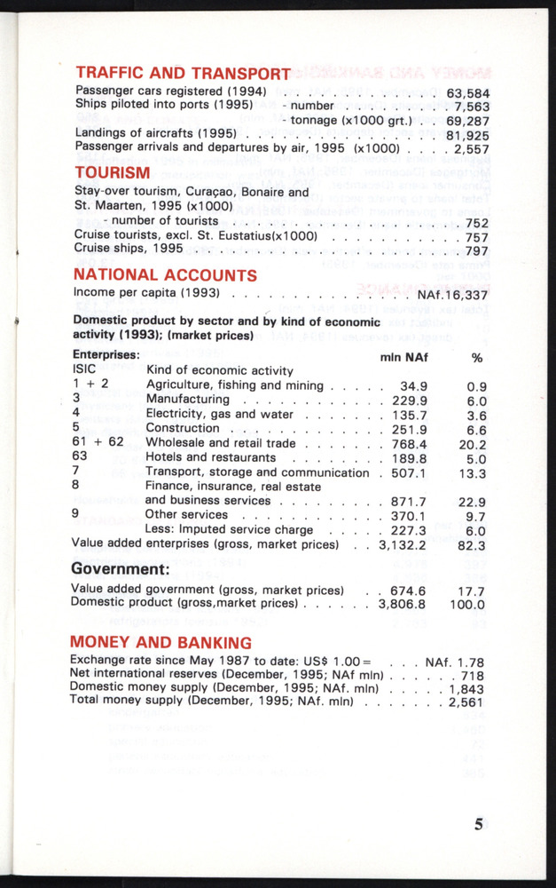 STATISTICAL ORIENTATION 1996 - Page 5