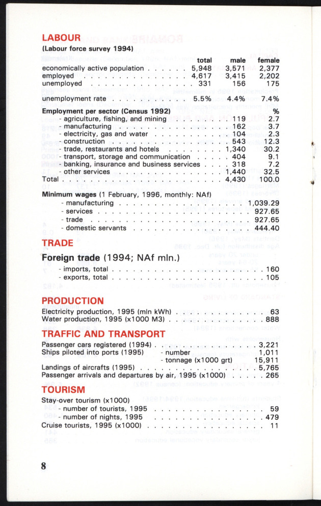 STATISTICAL ORIENTATION 1996 - Page 8