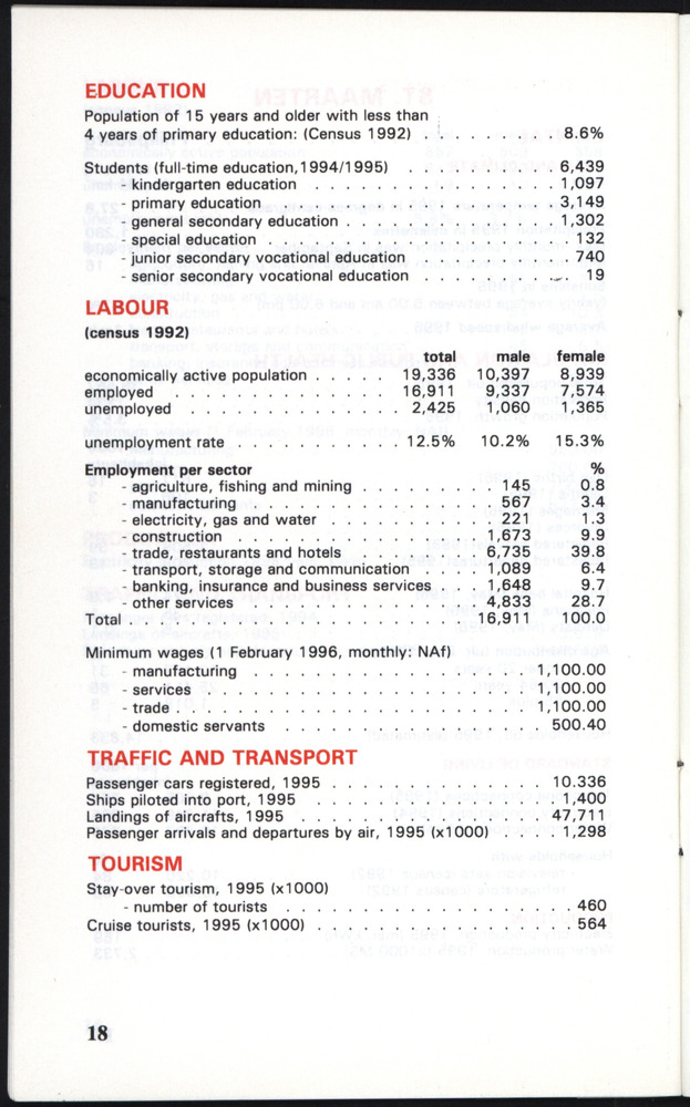 STATISTICAL ORIENTATION 1996 - Page 18