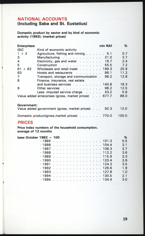 STATISTICAL ORIENTATION 1996 - Page 19