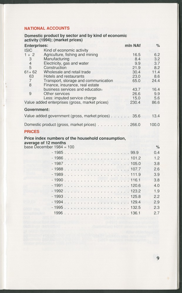 STATISTICAL ORIENTATION 1997 - Page 9