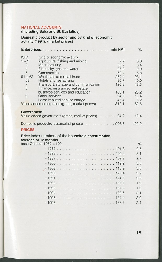 STATISTICAL ORIENTATION 1997 - Page 19