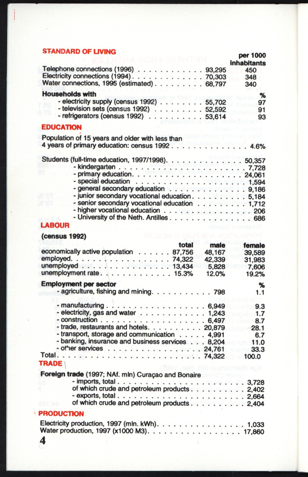 STATISTICAL ORIENTATION 1998 - Page 4