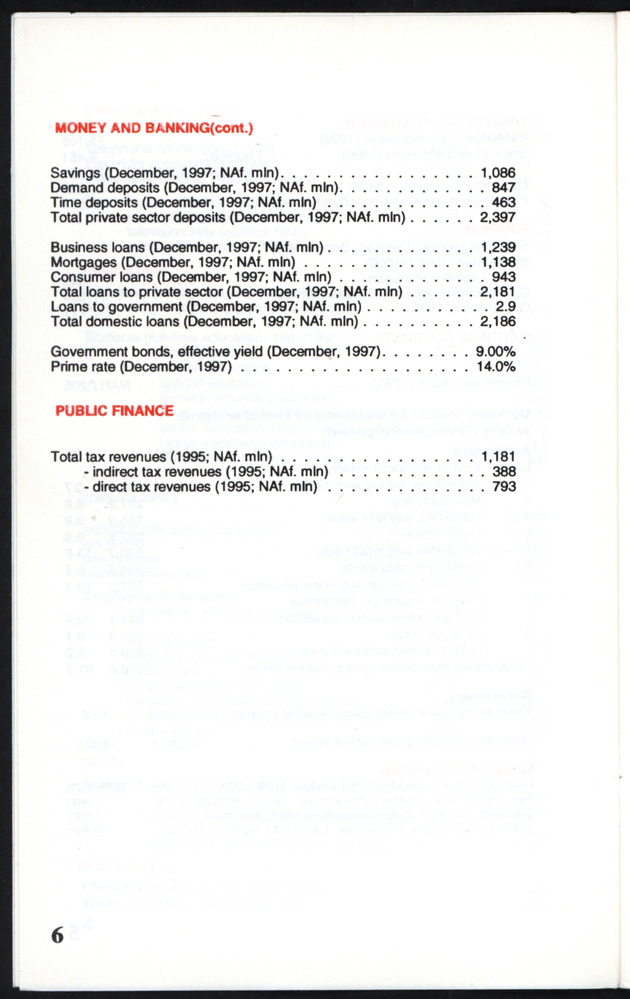 STATISTICAL ORIENTATION 1998 - Page 6