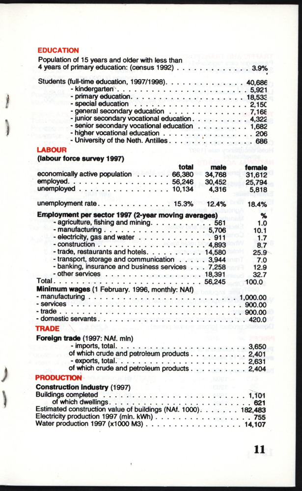 STATISTICAL ORIENTATION 1998 - Page 11
