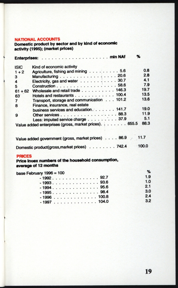 STATISTICAL ORIENTATION 1998 - Page 19