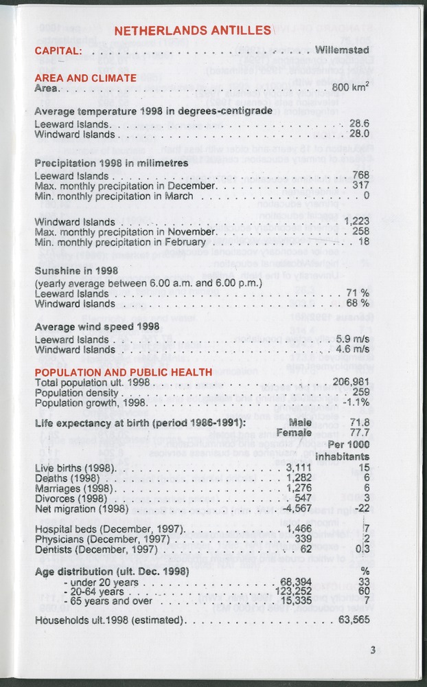 STATISTICAL ORIENTATION 1999 - Page 3