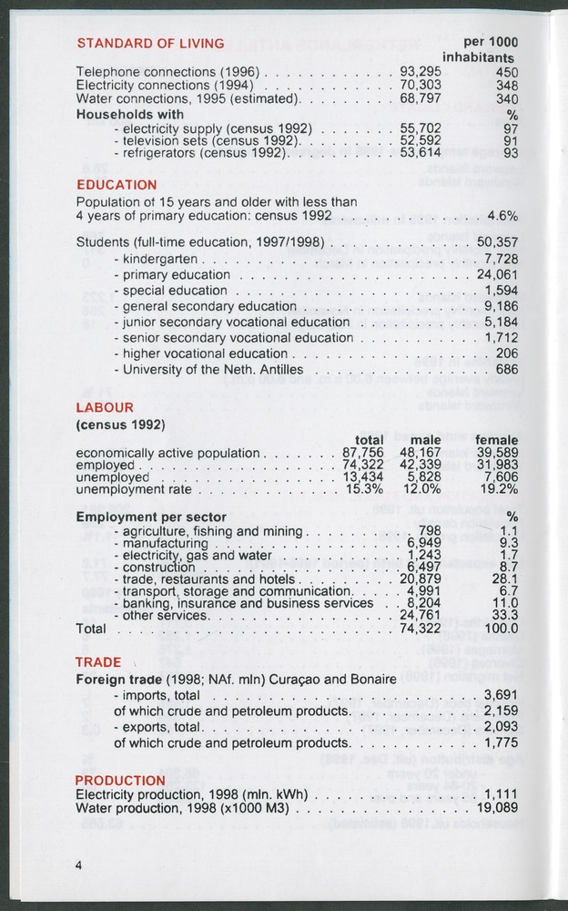 STATISTICAL ORIENTATION 1999 - Page 4