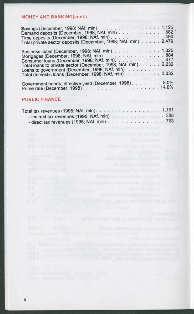 STATISTICAL ORIENTATION 1999 - Page 6