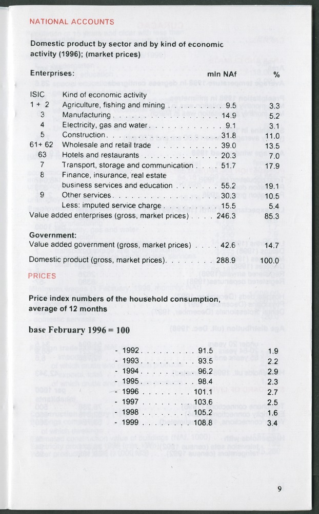 STATISTICAL ORIENTATION 1999 - Page 9