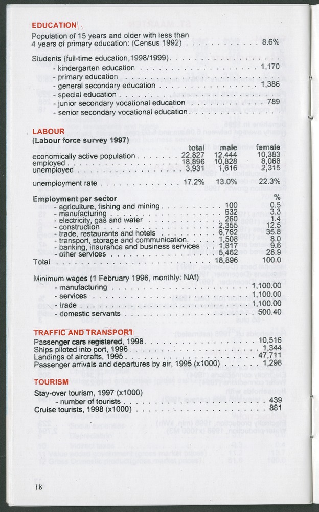 STATISTICAL ORIENTATION 1999 - Page 18