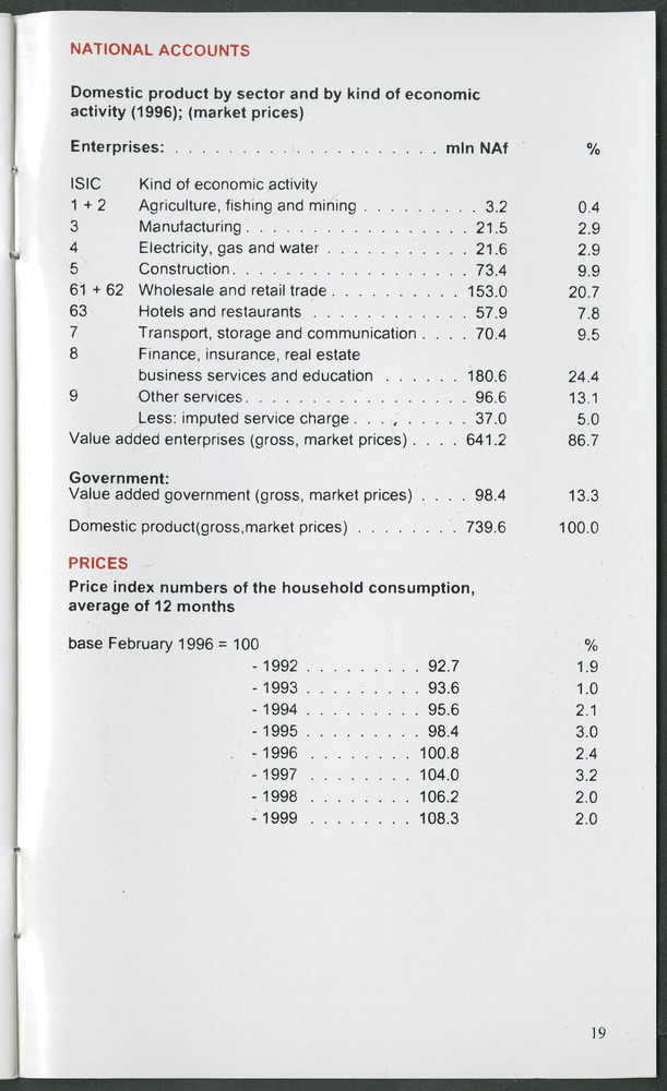 STATISTICAL ORIENTATION 1999 - Page 19