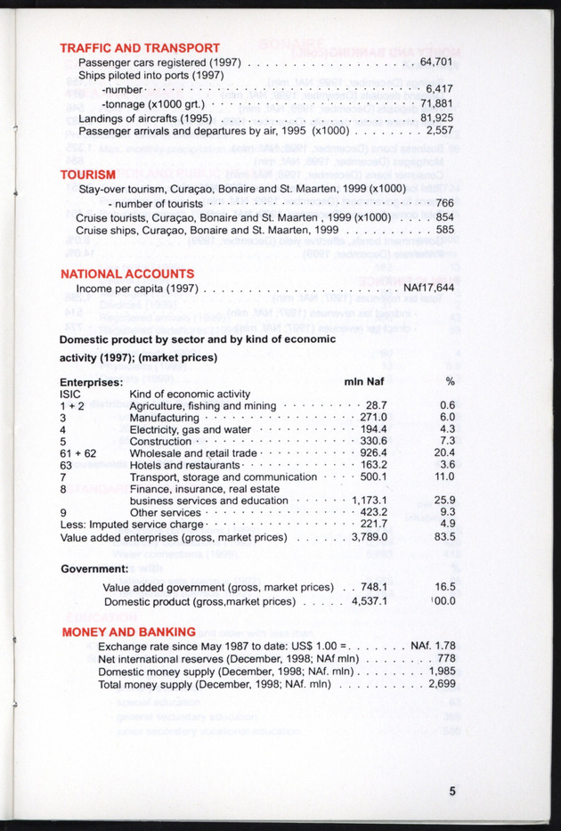 STATISTICAL ORIENTATION 2000 - Page 5