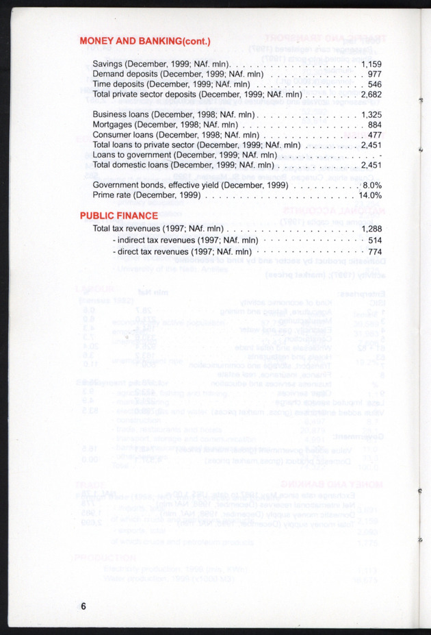 STATISTICAL ORIENTATION 2000 - Page 6
