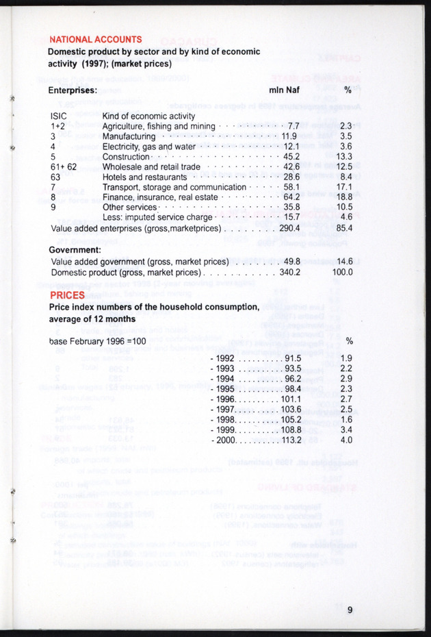 STATISTICAL ORIENTATION 2000 - Page 9