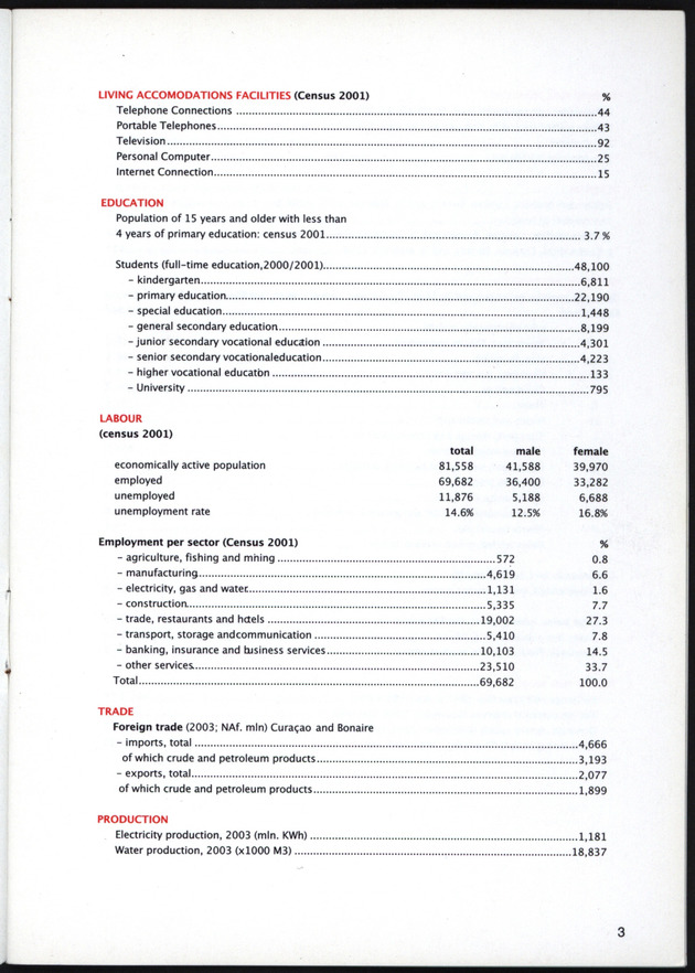 STATISTICAL ORIENTATION 2003 - Page 3